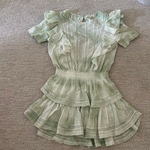 Green Nastasha Love Shack Fancy dress